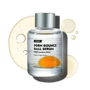 PDRN Bounce Ball Serum 30ml | Salmon DNA Sodium DNA Vitamin C Sodium Hyaluronate Soothing Brightening Anti-Aging Face Serum OEM