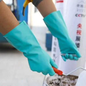 Heavy Duty Reusable Green Nitrile