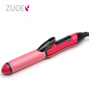 Professional Electrical Best Curling Iron Digital Ceramic Hair Straightener Curler in One