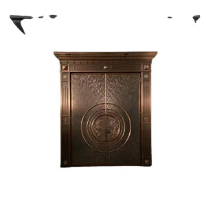 Custom Waterproof Finished Copper Paint Cast Aluminium Door
