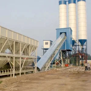 High Efficiency Automatic Concrete Batch Plant 50 75m3h