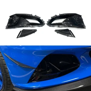 Vents de Para-choque Frontal em Fibra de Carbono Seco Estilo OEM para Lotus Emira