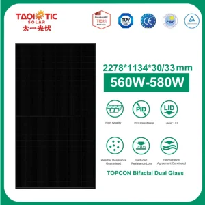 Panel Solar Taoísta Negro