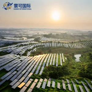 Eco Friendly Elevated Solar Structure Designed for Woodland Energy Projects Forestry PV Complementary Mounting System
