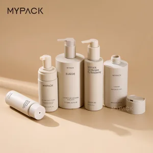 Luxury Soft Touch Plastic Pump Bottles Set