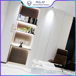 Waterproof Panel Scratch Resistant UV-Resistant High Strength Bookshelf Unit with Factory Price