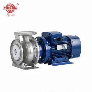 YUEHUA Horizontal Industrial End Suction Single-Stage Sewage Wastewater Impeller Liquid Radial Centrifugal Pumps