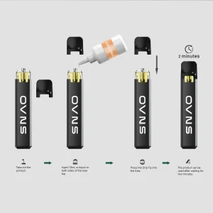 OEM/ODM Ovns CD01 Vape Refillable 1ml Oil and Coil Separated Vape Pen From China Device Manufacturer