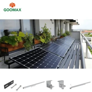 Goomax Balcony Solar Mounting Racking Structure Metal Balcony Brackets Easy Installation