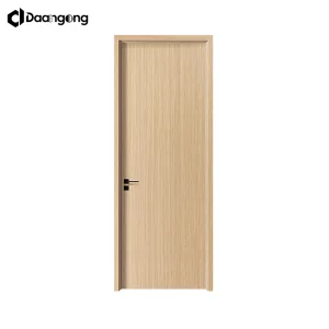 Flush Doors Interior Flat Panel Minimalist Design Engineered Wood Primed Ready to Paint for Renovation Apartment Project