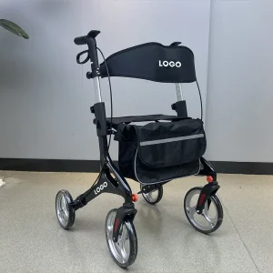 Sturdy Mobility Disabilities Walker Rollator with Seat for Stability