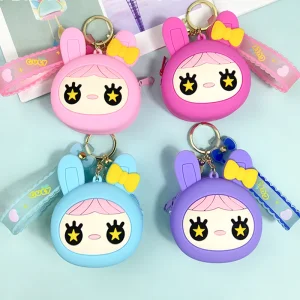 PVC Keychain Cartoon Silicon Embossed Llavero Custom Foam Keyring Wholesale Promotional Gift Cute Key Chain 3D PVC Soft Rubber Keychain