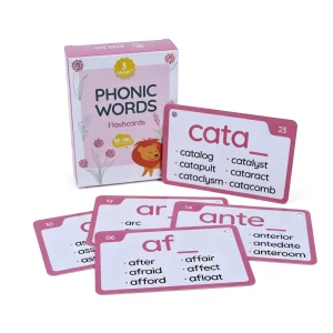 Educational Learning Card Gold Edge Flash Cards