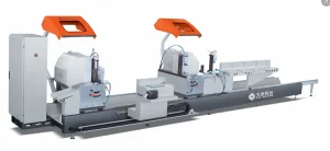 High-Precision CNC Double Mitre Notching Saw with Aluminum Frame