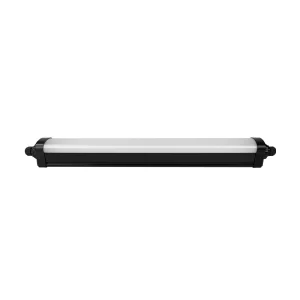 Industrial Durable LED Linear Lighting Fixture Black Iron Base+White PC Diffuser IP65/3CCT/PF>0.9