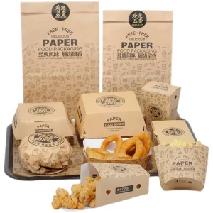 Eco-Friendly Fast Food Packaging: Custom To-Go Boxes for Fried Chicken, Burgers, &amp; French Fries