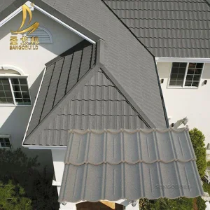 New Products Photovoltaic Solar Roof Tiles Aluminium Zinc Steel Panel Lightweight Materials Stone Coated Roof Tiles