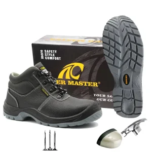 CE S3 black non slip safety shoes