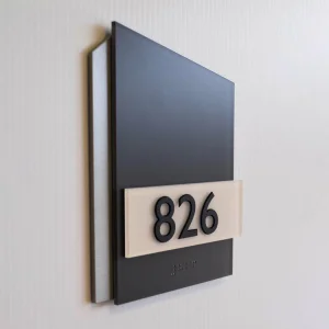 Custom Room Number Plates Riyadh