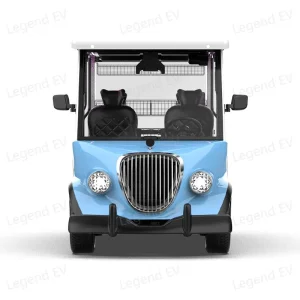 Carrito de golf legal en carretera con motor eléctrico potente 5000-Watt asiento autónomo o conducción manual 4