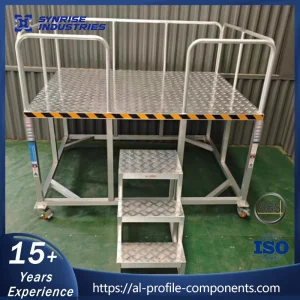 Customized Aluminum Step Industrial Platform Stairs