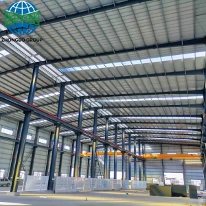 Custom Design Large Span Prefab Prefabricated Light Steel Structure Steel Frame