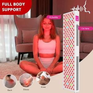 Upgraded System Hassle-Free Use 9 Wavelengths Smart Touch Control Movable Stand 4500W Red Light Therapy Panel