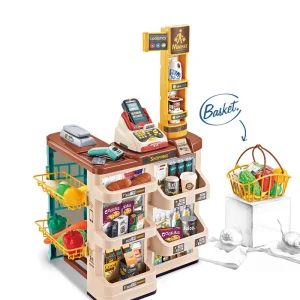 2024 Newest Girls Toys Kid Pretend Play Set Home Supermarket Toys