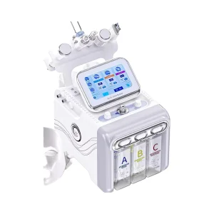 7 in 1 Aqua Hydro Peeling Dermabrasion H2o2 Small Bubble Facial Care Cleaning Machine