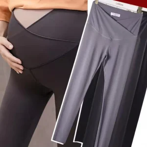 Hot Sale Pregnancy Gym Fitness Pregnant Yoga Leggings Stretchy Maternity Adjustable Pants for Women