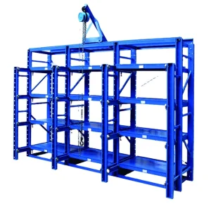 Industrial Sliding Shelf / Mold Rack Sliding Drawer Steel Mold Rack