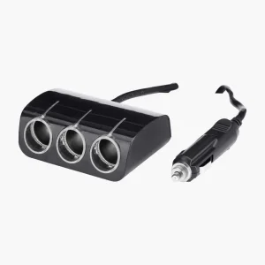 12/24V PD QC4.0+ 120W 3 Port DC Car Charger Adapter with Cigarette Lighter Sockets