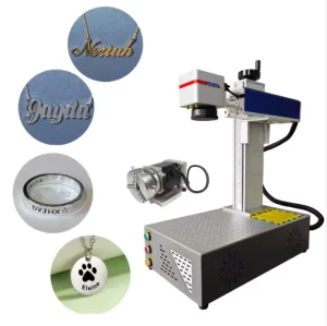New Fiber Laser Engraving Machine for Metal Leather Jewelry