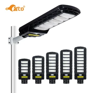 ABS Plastic IP65 Waterproof Outdoor Double 50W All in One LED Solar Street Light