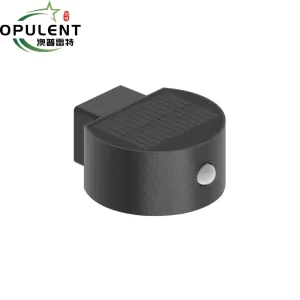 Luzes de Estrada LED Solares à Prova d'Água Modernas IP65 em Alumínio Preto para Iluminação de Jardins Exteriores, Iluminação de Caminhos para Quintal e Entrada de Garagem, Iluminação para Hotéis