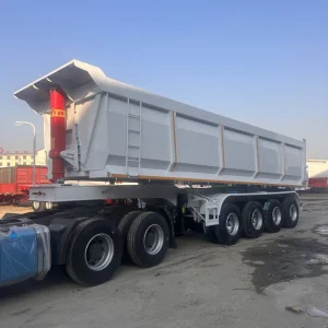Factory Export 60/80/100 Ton Dump Semi Trailer for Logging Industry