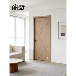 Hotel Interior Emergency Exit Fire Rating Fireproof Fire Prevention Timber Composite Interior Swing Wooden Exterior Door
