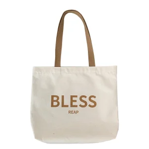 White Canvas Cotton Drawstring Tote Bag Custom Wholesale Small Cotton Linen Backpack for Promotions
