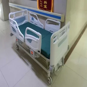 High-End Electric Nursing Bed for ICU, Hospital-Specific Patient Care Bed, Adjustable Critical Care Bed