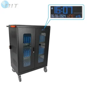 Durable Charging Cabinet with USB Type a, Type C, and 3X15 Layout