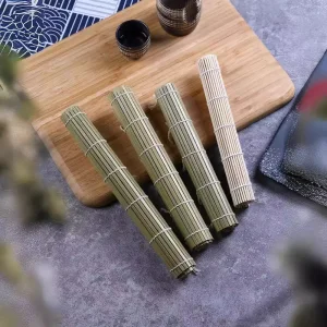 Tools Kitchen DIY Accessories Sushi Set Bamboo Rolling Mats Rice Paddles