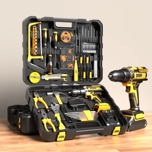 YaJin Home DIY Renovation Multi-Tool Set Compatible with Makita Battery Cordless Lithium-Ion Rechargeable Drill Tool Kit
