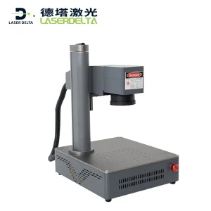 LaserDelta Fiber Laser Marking Machine Price for Serial Number Plate Laser Marking Machine Jewelry Chain Making Machine