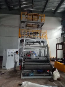 Extrusora de Filme Plástico de Sopro para Sacola de T-Shirt e Sacola de Compras em HDPE LDPE PE de Alta Velocidade 1
