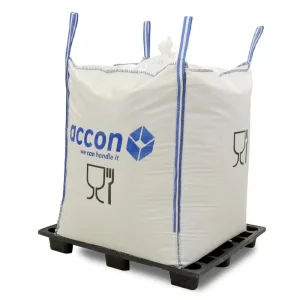 1 Ton Construção Saco a Granel Reutilizável PP FIBC Saco Jumbo Respirável de Areia Saco FIBC de Tonelada