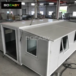 منزل حديث قابل للتوسع بإطار فولاذي فاخر مخصص، منزل وحدات، منزل حاويات مسبقة الصنع