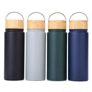 Bamboo Lid Thermos