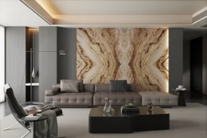 Carbon Crystal Panel Bamboo Charcoal Fiber Integrated Wall Panel Brushed Metal Background Wall