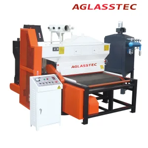 Fgs-HS2100 High Speed Horizontal Glass Sandblasting/Frosting Machine with Electric Pulse Dust R