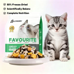 Alimento gatos liofilizado